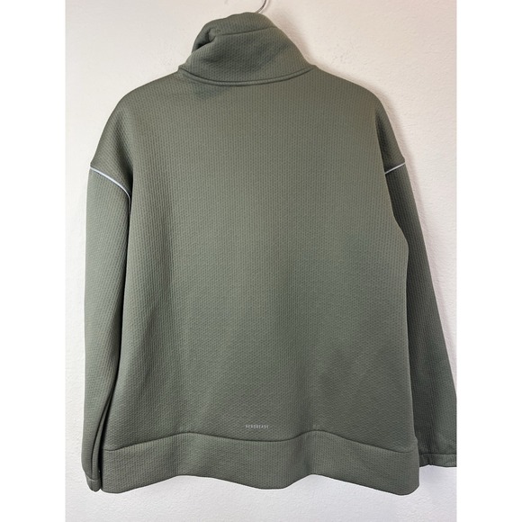Adidas Intuitive Warmth Sweatshirt Green Large Funnel Neck Pullover Women's - Picture 5 of 5
